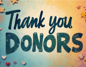 Thank you Donors